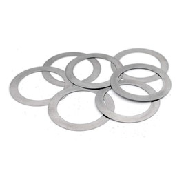 Liovns Mdingbao-Flat Washers Thickness 0.1mm Stainless Steel Flat Washer Ultra Thin Gasket High Precision Adjusting Gasket M3-M30 Thin Shim, Corrosion and Durable (Inner Diameter : 12x18x0.1 (50pcs))