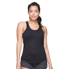Colosseum Active Women's Mila Relaxed Fit Racerback Tank (Black, X-Large)