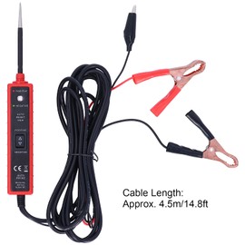 6-24V Electrical Circuit Tester Detector Professional Automotive Circuit DetectorTool with 14.8ft Cable