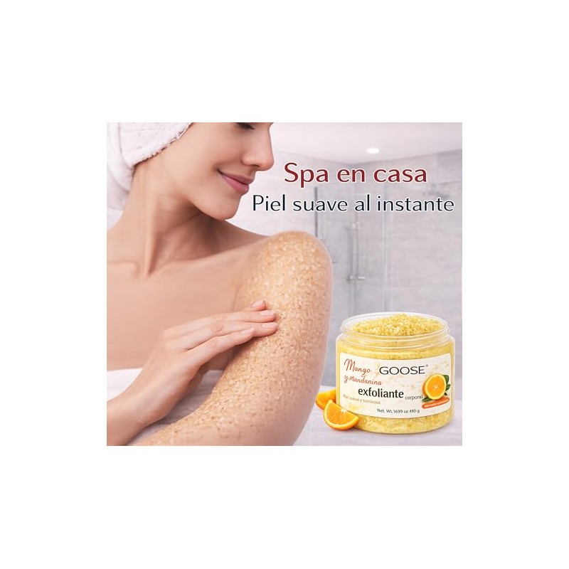 GOOSE Body Scrub Exfoliante Corporal 480 g – Piel Suave