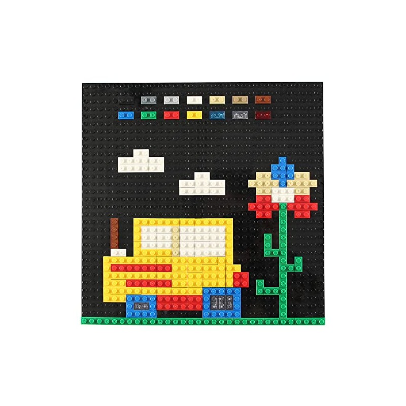 Basic Parts - Juego de 700 bloques de azulejos de