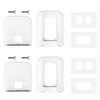 WALI Outlet Shelf Wall Holder, Standard Vertical Duplex Decorative Outlet