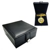 DerMacht Leather Pocket Watch Box Portable Single PU Pocket Watches