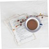 MAGICLULU 1Pc Black Acrylic Cup Mat Creative Heat Insulation Coaster