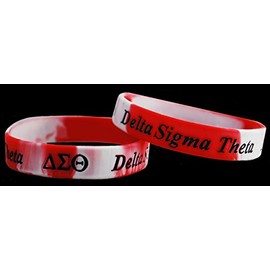Delta Sigma Theta Silicone Bracelet