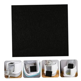 Mipcase 8pcs Charcoal Odor Filter Pads for Cat Litter Boxes Activated Carbon Deodorizer Cushions Litter Odor Remover