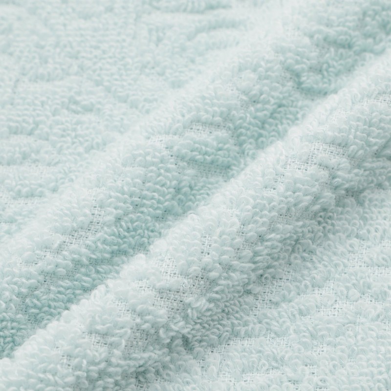 Francfranc Franc Antibacterial Deodorizing Acanthus Face Towel, Blue