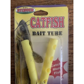 Catfish Stopper Lures Bait Tube Fishing Lure, 2 Pack Yellow-Brand New-SHIP 24HRS