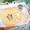 SLEEKEE 30 Piece Stainless Steel Non-Stick Alphabet Cookie Cutter Set
