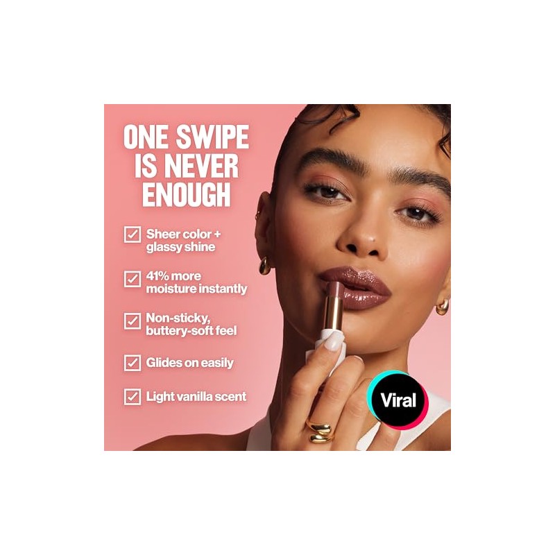 Brillo Labial Revlon Super Lustrous Glass Shine Tono Girly Swirly