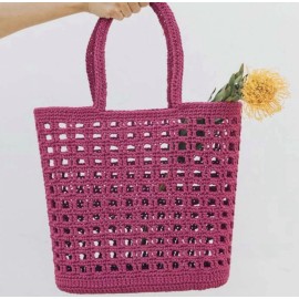 Soludos Large Beach Bag/Summer Tote Made With 100% Natural And Organic Materials