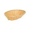 Update International Pack of 2 Woven Bread Baskets, 9-1/2-Inch, Oval,
