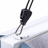 2 pieces rope ratchet with hooks for growing lamps, 1/8