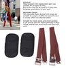 2PCS Drywall Stilt Protective Comfortable Adjustable Stilt Leg Straps Padded