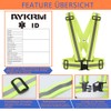 AYKRM Multiple colors optional High Visibility hi vis Reflective running