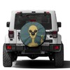 KiuLoam Martian Alien Peace Sign Retro Spare Tire Cover with