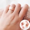 PRATORT 2 Pieces Rings Women's Magnetic Rings Lymphatic Drainage Magnetic