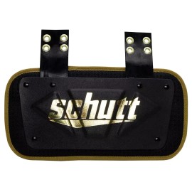 Schutt NEW SCHUTT ' ADULT ' FOOTBALL BACK PLATE ' BLACK/GOLD ' ONE SIZE FITS ALL
