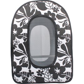 A&E Cage Company 001376 Happy Beaks Soft Sided Travel Bird Carrier Black, 14.5X10.5X7 in