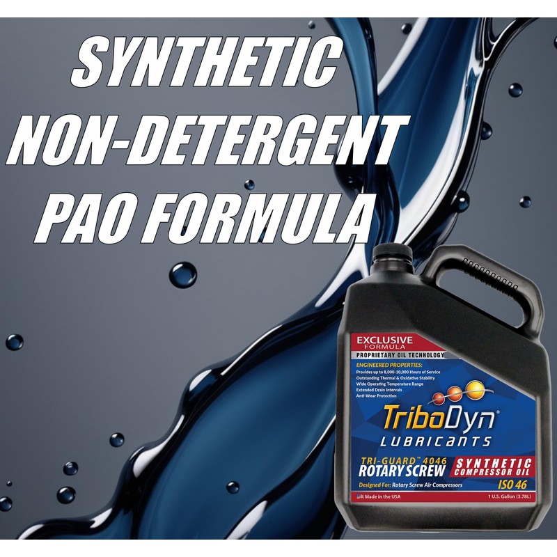 TriboDyn TriGuard 4046 ISO 46 PAO Rotary Screw Synthetic Air