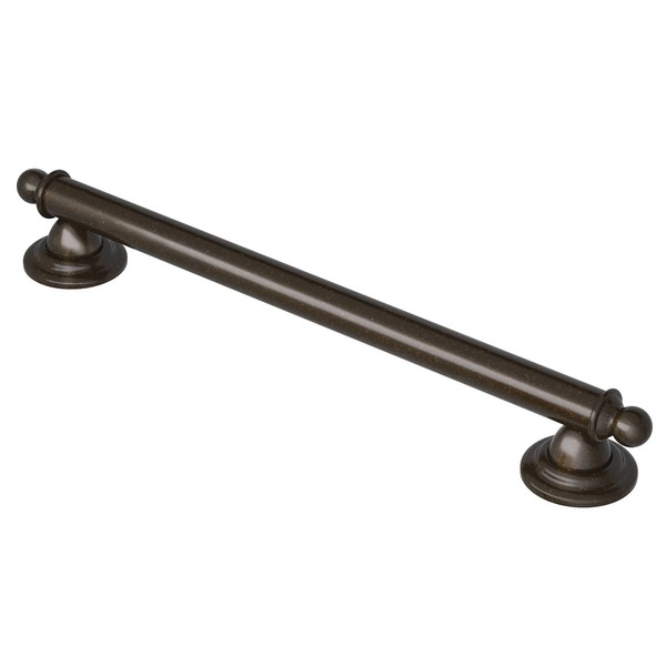 Moen YG2224ORB Brantford Safety 24-Inch Stainless Steel Traditional Bathroom Grab Bar, 24 Inch, Oil-Rubbed Bronze