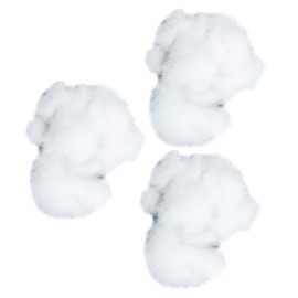 SEWACC 3bags Stuffing for Stuffed Animals and Crafts Pillow Filling Soft and Resilient Material for Dolls Cushions and Quilts