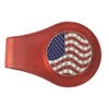 Giggle Golf Bling USA Flag Golf Ball Marker with Red