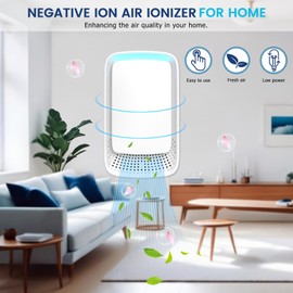 Plug In Air Purifier - Ionizer Air Purifier, Negative Ion Technology for Home Quiet Operation Negative Ion Air Purifier for Bedroom, Office,Pet Room,Bathroom White (1)