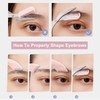 IUDWCG - 3 Pcs Eyebrow Shaping Tool, Professional Precision Eyebrow