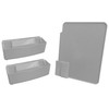Performance Cutting Board Counter Catcher Home Kitchen Tools Set, Steel
