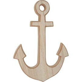 VBS Wooden Anchor 31cm MDF Veneer