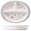 Skater M370-A Children's Plate, Melamine Lunch Plate, Moomin, Star, 25.5