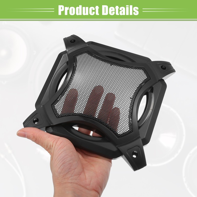 A ABSOPRO 6 Inch Car Speaker Grille Cover with Screws