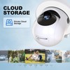 2025 PHANSATIM Security Cameras Outdoor, 1080P 355° View Outdoor Camera,