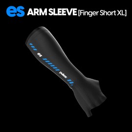 PULSAR eS Gaming Arm Sleeve for Esports Gaming Compression Sleeve, Finger Short Large Black