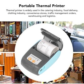 Portable 58mm Printer, Thermal Label Printer, Bon Thermal Printer, Hipping Label Printer (Without Storage Bag)