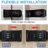 YanBous Hasp Lockable 4 Inch Security Hasp, Combination Lock, Door