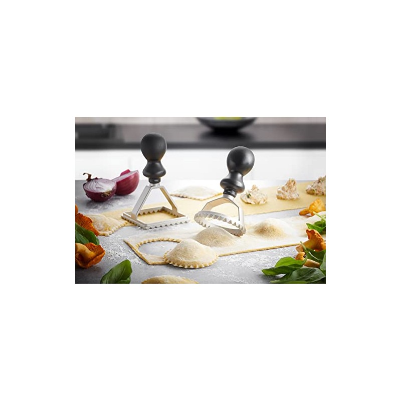 GEFU Ravioli Cutter Liguri Square Non-Stick Cutter for Pasta, Pastries,