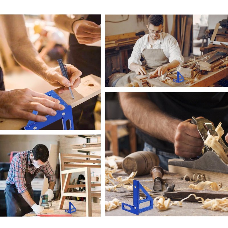 Angle Measurement Tool, Adjustable Set Square 3D Multi Angle Measuring