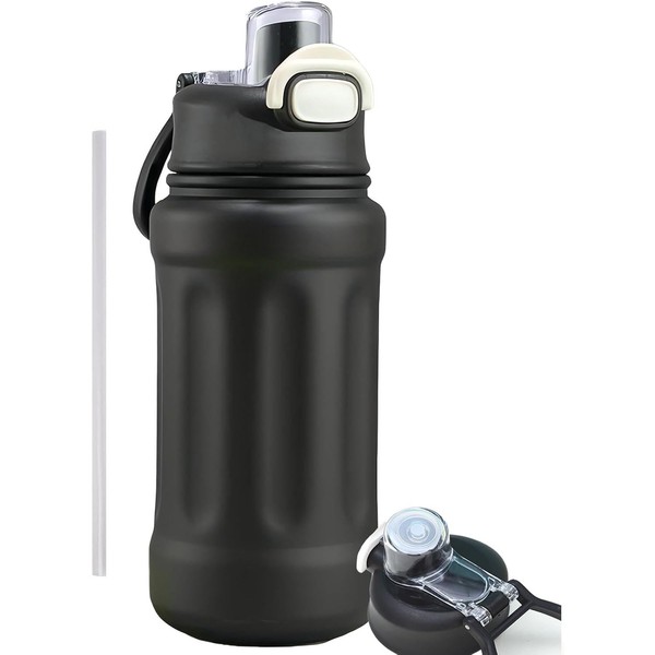 Termo,Termo de Acero Inoxidable,1000ML Botella Térmica(316 Material),Sin BPA, Doble Pared