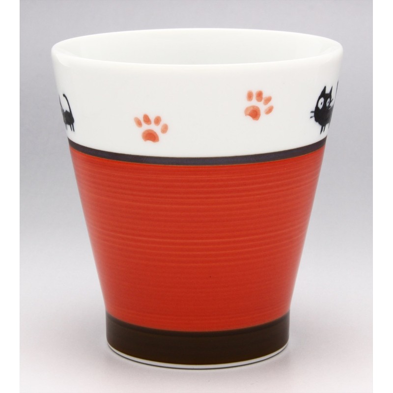 Aiwa Hasamiyaki 505576 Free Cup Cat Red