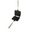 Double Sided Frying Pan Aluminum Solid Wood Anti Stick Stovetop