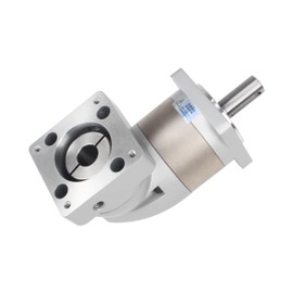 CNCTOPBAOS Right Angle Planetary Gearbox Reducer Ratio 5:1 3000rpm/7000rpm 28N.m Low Backlash 10 arc-min,57mm Motor 90 Degree Gearboxes for Nema23 Stepper Motor 8mm Shaft 14mm Output