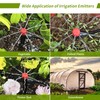 50pcs Drip Irrigation Emitters Drip Emitters for 1/4" Drip Irrigation