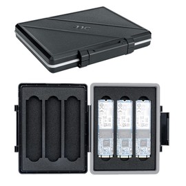 JJC 6 Slots M.2 2280 SSD Protector Case Storage Holder for PC Desktop Laptop M.2 2280 M.2 2260 / M.2 2240 Internal Solid State Drive, Water-Resistant, Anti-Shock