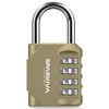 Sparkiva Combination Padlock with Code, 4 Digit Heavy Duty Padlock