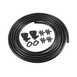 A ABSOPRO 2pcs Windshield Washer Nozzle for Toyota Sienna Solara Corolla Tundra 2.5 Meters Hose with Connectors Kit Replaces CL5644 Item Replacement