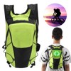 LED Wireless Remote Control Turn Signal Warning Light Backpack Bag