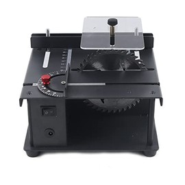 Portable Tabletop Saw - Hobby Table Saw for Woodworking,Mini Table Saw Set Woodworking DIY Cutter Electric Bench Saw Cutting Machine, 0-90 Angle Cutting Portable DIY Saw