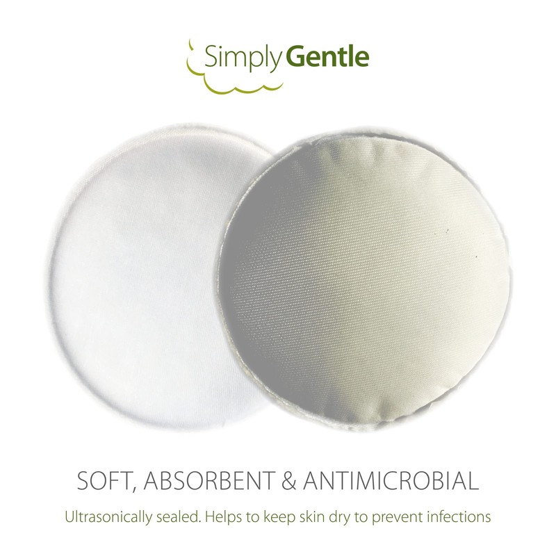 Simply Gentle Washable Breast Pads – Soft & Absorbent –
